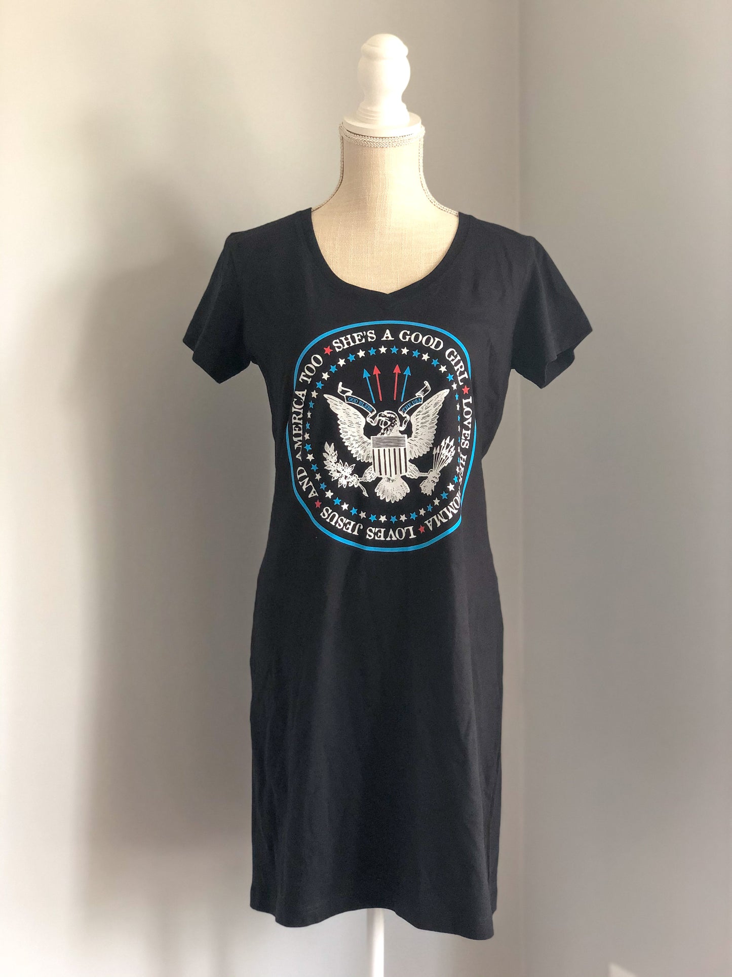 Shes's A Good Girl T-Shirt Dress