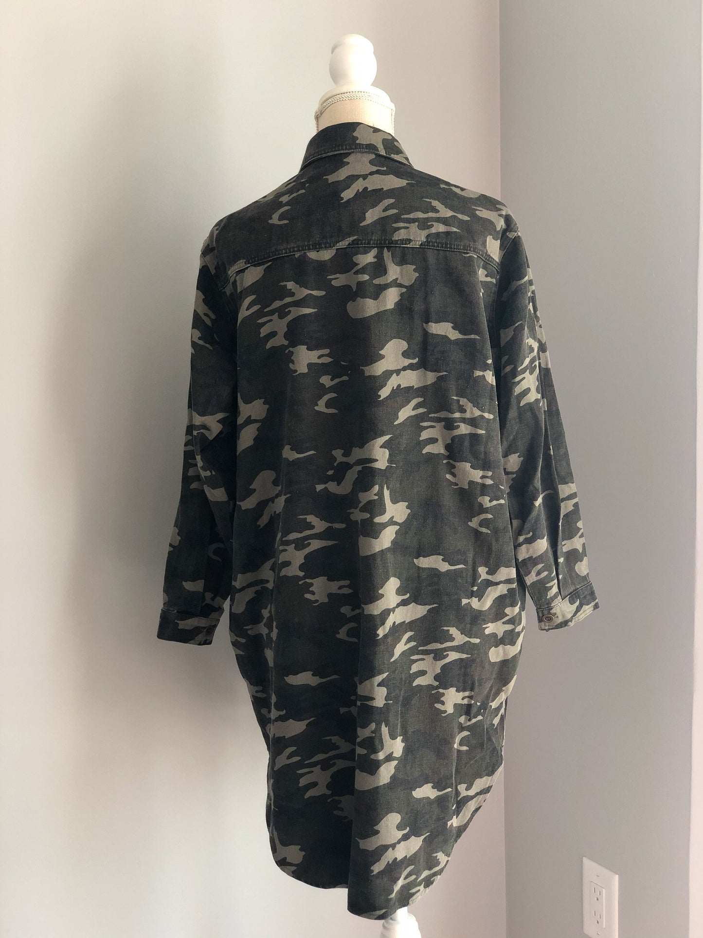 Won't Stop Camo Midi Jacket