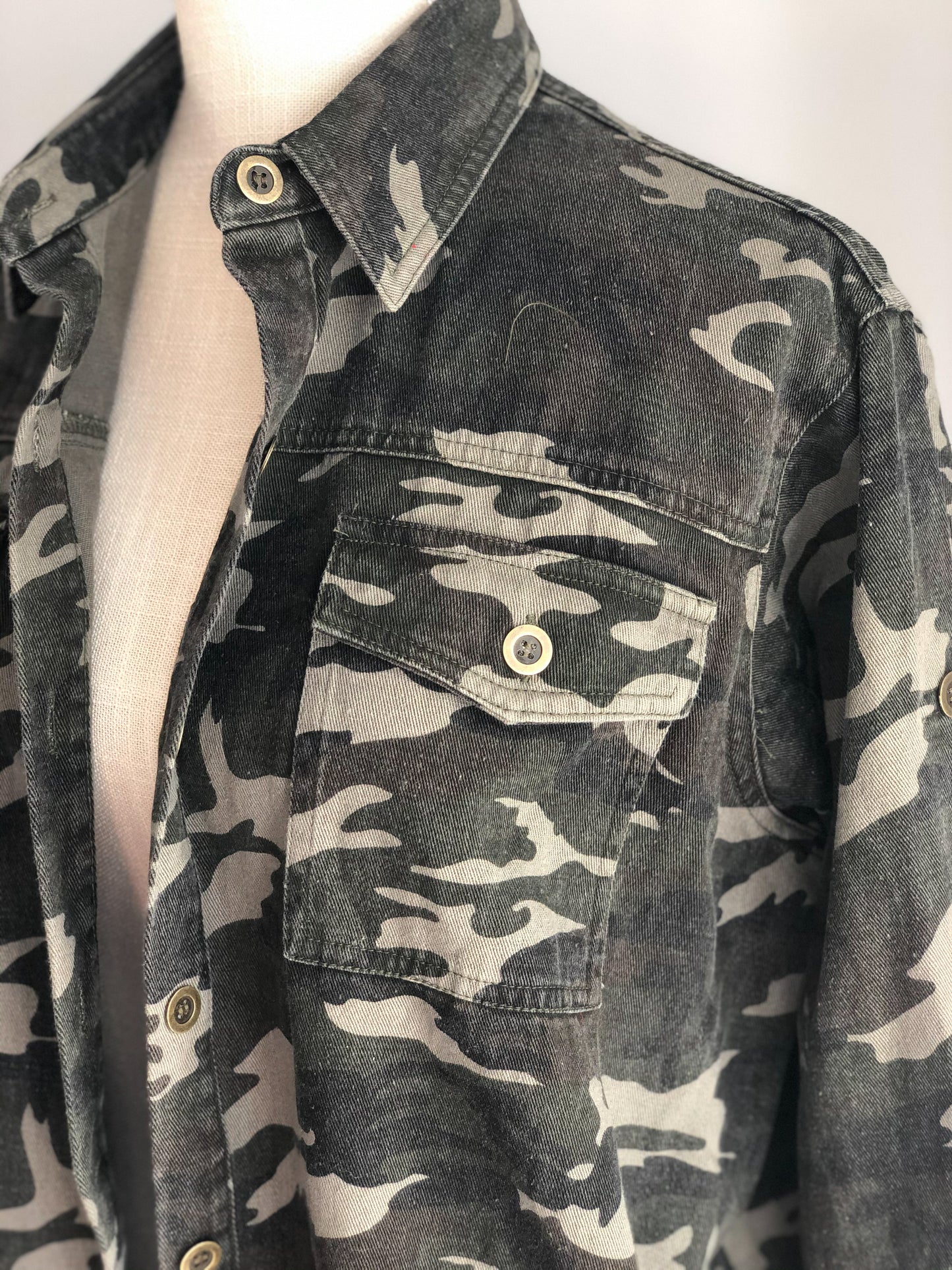 Won't Stop Camo Midi Jacket