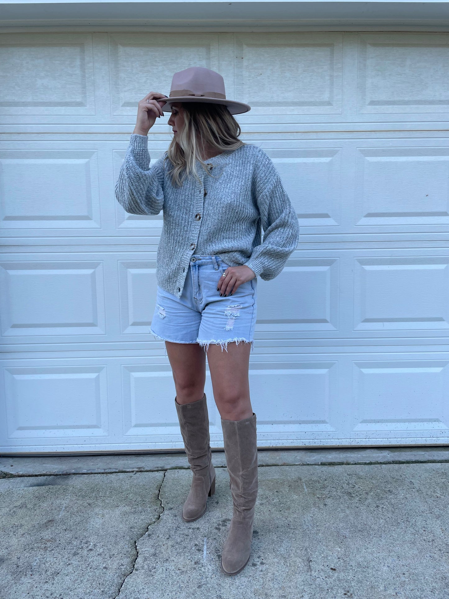 Cozy Button Front Cardigan