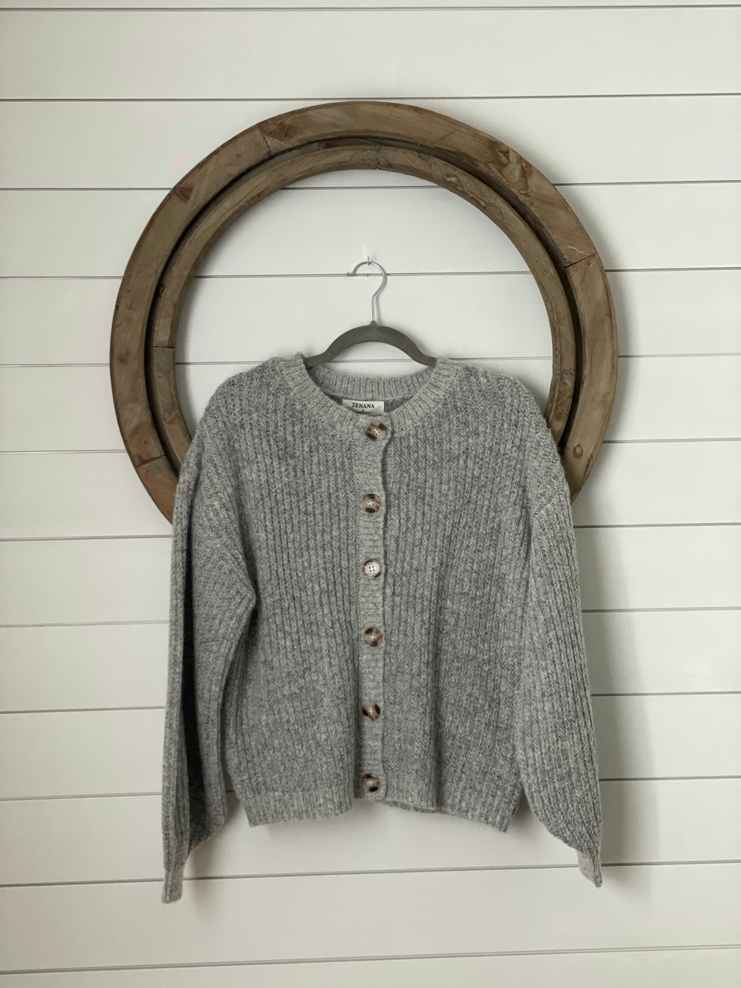 Cozy Button Front Cardigan